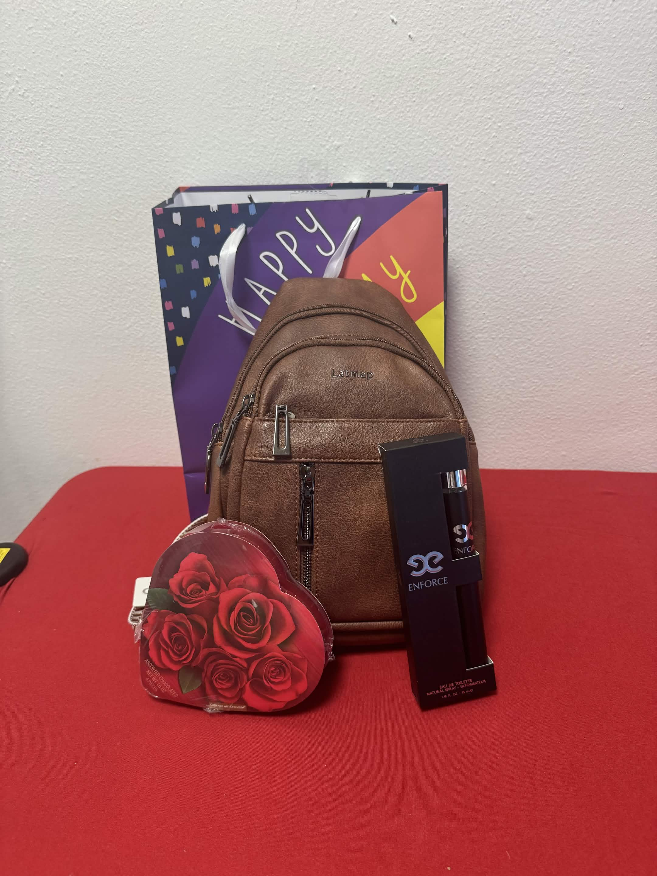 Standard Essential gift basket with coordinated items and a cream ribbon